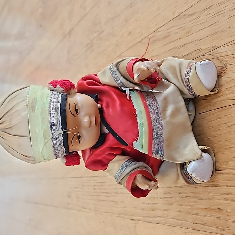Antique Vintage Custom Composition Ming Ming Doll